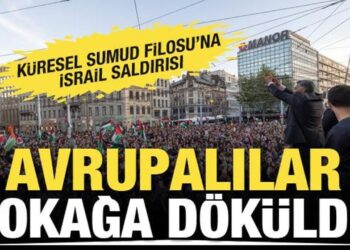 Küresel Sumud Filosu’na İsrail saldırısı sonrası Avrupalılar ayağa kalktı