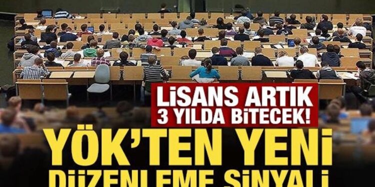Lisans artık 3 yılda bitecek! YÖK’ten yeni düzenleme sinyali