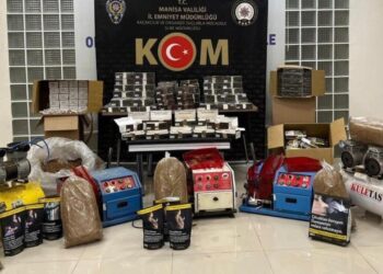 Manisa’da kaçak tütün operasyonu: 9 gözaltı
