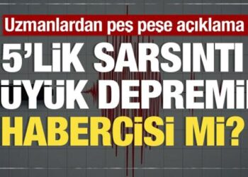 Marmara’daki deprem büyük depremin işareti mi? Uzmanlardan peş peşe açıklama geldi