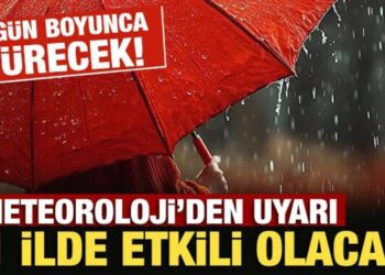 Meteoroloji’den uyarı: 11 ilde ‘sarı’ alarm! 5 gün boyunca etkili olacak