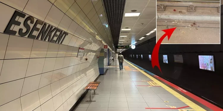 Metroda Panik Yolcu Gelen Tren Önüne Atladı