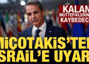 Miçotakis’ten İsrail’e uyarı: Kalan müttefiklerini de kaybedecek