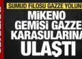 Mikeno gemisi Gazze kara sularında