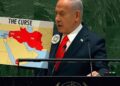 Netanyahu, BM’de kürsüye haritasıyla çıktı! İçlerinden bir ülke dikkat çekti