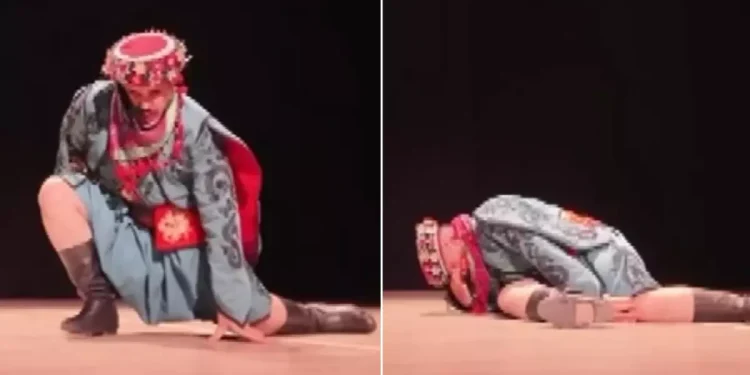 Zeybek Oynayan Dansçı Aniden Yere Yığıldı
