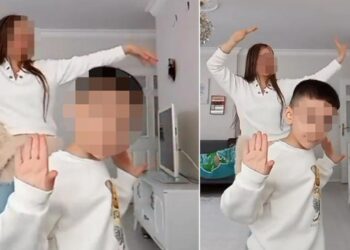 Oğlunun eline oje sürdü, kamera karşısında dans ettirdi! Baba hemen mahkemeye başvurdu