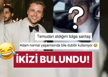 Oyuncu Tolga Sarıtaş’a İkizi Kadar Benzeyen Genç Sosyal Medyayı Birbirine Kattı!