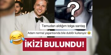 Oyuncu Tolga Sarıtaş’a İkizi Kadar Benzeyen Genç Sosyal Medyayı Birbirine Kattı!