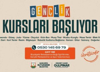 Şanlıurfa Büyükşehir Belediyesi’nin gençlik kursları başlıyor