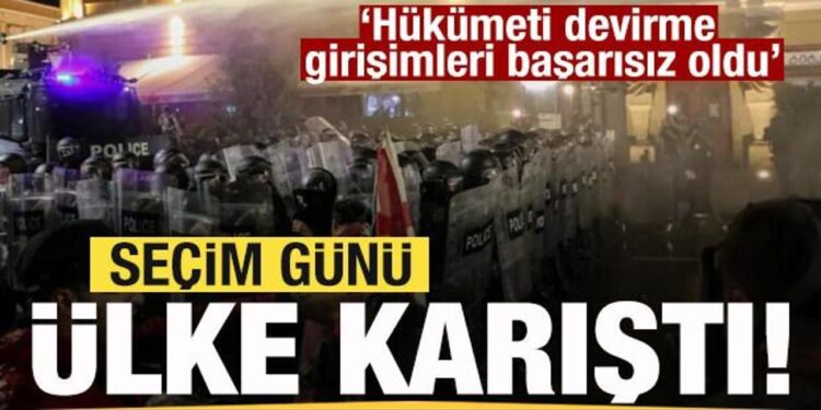Seçim günü ülke karıştı Son dakika açıklaması: Hükümeti devirme girişimleri başarısız oldu