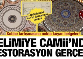 Selimiye Camii’nde restorasyon gerçeği… Kubbe tartışmasına son nokta! O fotoğraf sahte
