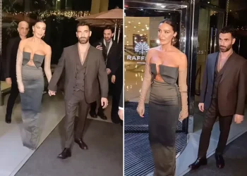 Sıla’nın yürüyüşü ve elbisesi lansmana damga vurdu