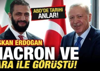Son dakika: Cumhurbaşkanı Erdoğan, Şara ve Macron ile görüştü!