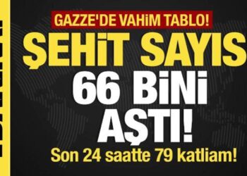 Son dakika… Gazze’de vahim tablo! Şehit sayısı 66 bini aştı!