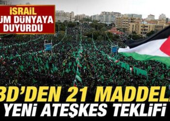 Son dakika: İsrail tüm dünyaya duyurdu! ABD’den 21 maddelik ateşkes teklifi