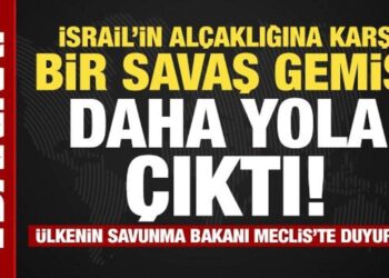 Son dakika… İsrail’in alçaklığına karşı bir savaş gemisi daha yola çıktı!