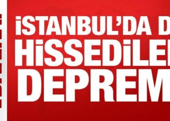 Son Dakika: İstanbul’da da hissedilen deprem!