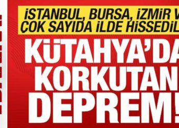 Son dakika: Kütahya’da deprem! İstanbul, Bursa, İzmir ve çok sayıda ilde hissedildi!