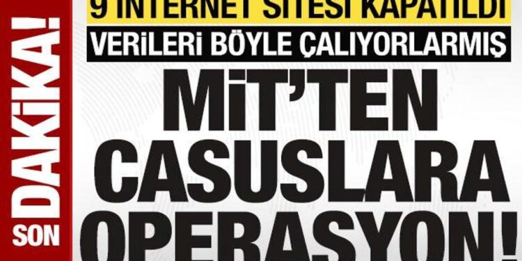SON DAKİKA: MİT’ten casuslara operasyon: Kişisel verileri çalan 3 kişi tutuklandı