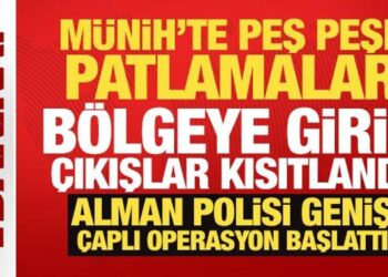 Son Dakika… Münih’te peş peşe patlamalar! Can kaybı var