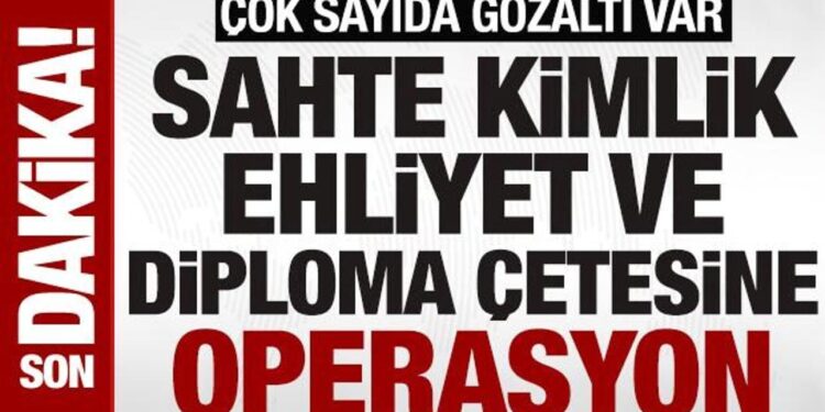 SON DAKİKA: Sahte e-imza çetesine operasyon: Ankara merkezli 22 ilde 92 kişi gözaltında