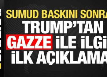 Son dakika: Sumud Filosu’na baskın sonrası Trump’tan ‘Gazze’ ile ilgili ilk açıklaması!