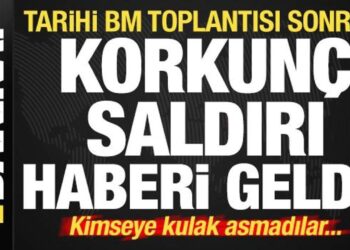 Son dakika: Tarihi BM toplantısı sonrası İsrail’den korkunç katliam!