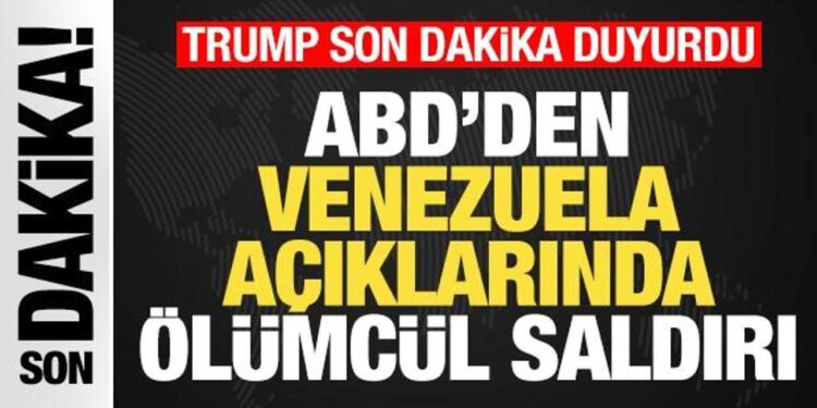 Son dakika: Trump duyurdu! ABD ordusundan Venezuela açıklarında ölümcül saldırı
