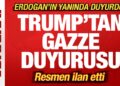Son dakika: Trump, Erdoğan’ın yanında ilan etti: Gazze’deki savaşı bitireceğiz
