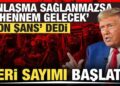 Son dakika: Trump Hamas’ı süre vererek tehdit etti: Anlaşma sağlanmazsa cehennem gelecek
