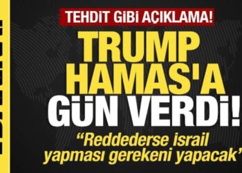 Son dakika… Trump: “Hamas’ın teklifi kabul etmesini bekliyoruz”
