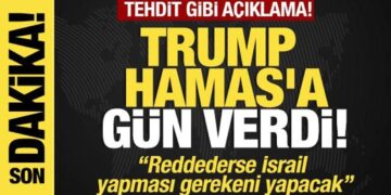 Son dakika… Trump: “Hamas’ın teklifi kabul etmesini bekliyoruz”