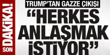 SON DAKİKA: Trump’tan Gazze açıklaması: “Herkes anlaşmak istiyor”