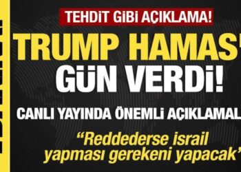Son dakika… Trump’tan son dakika açıklama “Hamas’ın teklifi kabul etmesini bekliyoruz”