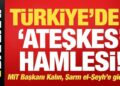 Son dakika: Türkiye’den ateşkes hamlesi! MİT Başkanı Kalın, Mısır’a gidiyor…
