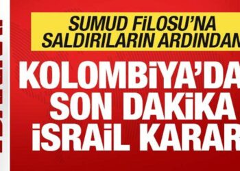 Sumud Filosu’na saldırı sonrası Kolombiya’dan İsrail kararı! Hepsi sınır dışı edildi