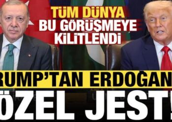 Tarihi görüşme öncesi Trump’tan Erdoğan’a özel jest!