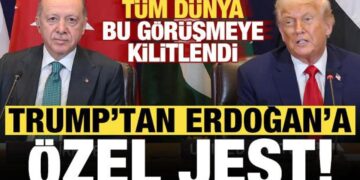 Tarihi görüşme öncesi Trump’tan Erdoğan’a özel jest!