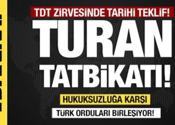 TDT zirvesinde tarihi teklif: Turan tatbikatı!