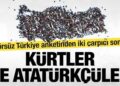 Terörsüz Türkiye anketinden dikkat çeken sonuçlar: Kürtlerden tam destek, Laikçiler soğuk