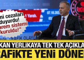 Trafikte yeni dönem: Bakan Yerlikaya ‘Barem Sistemi’ni duyurdu!