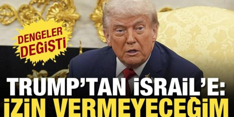 Trump: İsrail’in Batı Şeria’yı ilhak etmesine izin vermeyeceğim