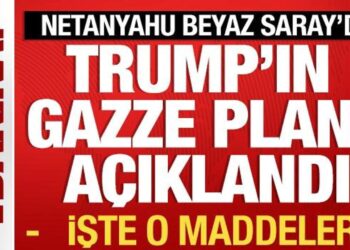 Trump-Netanyahu görüşmesi Beyaz Saray’da! Trump’ın Gazze planı açıklandı