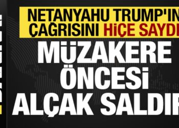Trump’ın çağrısına kulak asmıyor… İsrail, Gazze’ye saldırmayı sürdürüyor!