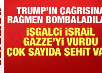 Trump’ın çağrısına rağmen saldırıyorlar! İsrail Gazze’yi vurdu: Çok sayıda şehit var