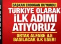 Türkiye ilk adımı attı! Erdoğan duyurdu: Ortak alfabeyle ilk eser basılıyor
