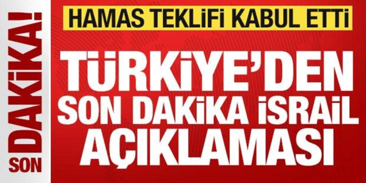 Türkiye’den son dakika Hamas açıklaması! Erdoğan’dan İsrail’e net mesaj