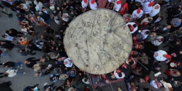 Türkiye’nin en büyük tenceresinde 6 ton pilav pişirildi