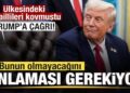Ülkesindeki İsraillileri kovmuştu! Trump’a çağrı: Bunun olmayacağını anlaması gerekiyor